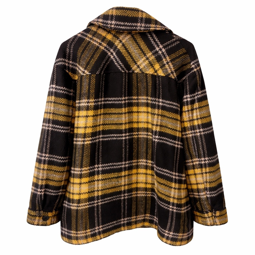 BP Black & Mustard Plaid Jacket | Women’s XL - Picture 4 of 8